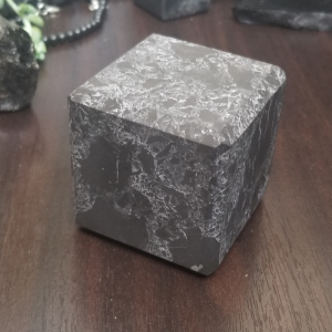 Shungite Quartz Crystal Cube