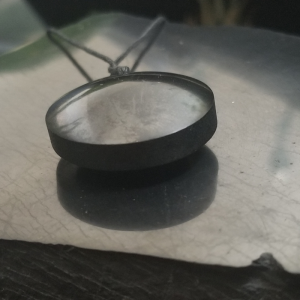 Authentic Shungite Lens Pendant